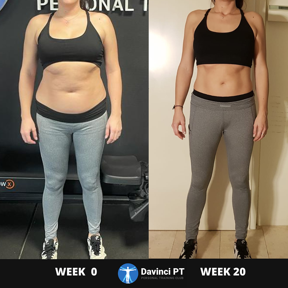 Een fit figuur en betere conditie na 20 weken personal training.